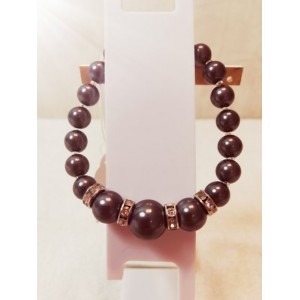 Bracelet perle noire 